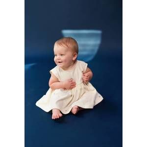 NEW OMAMIMINI baby fit & flare dress in cream